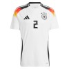 Original Fußballtrikot Deutschland Antonio Rudiger 2 Heimtrikot EURO 2024 Für Herren